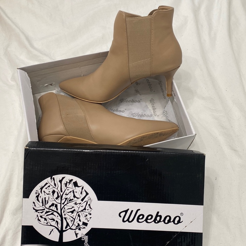 Weeboo Taupe Color Booties.